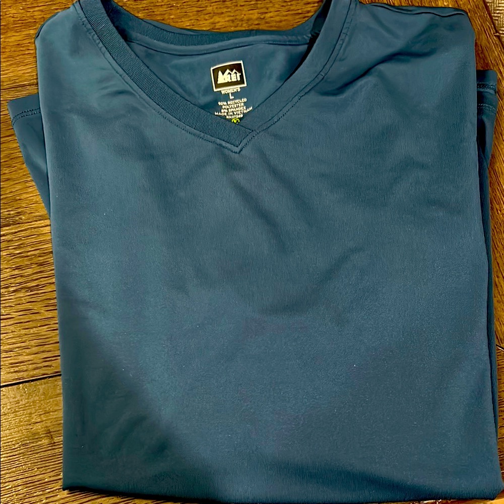 REI long sleeve layer or running shirt